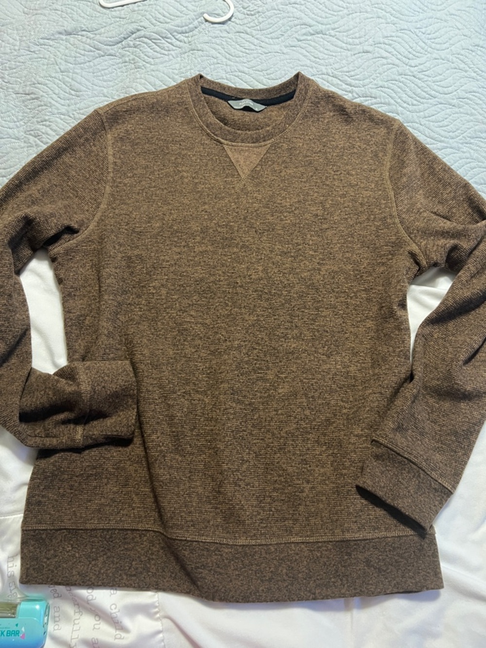 Men's Brown Crewneck Sweater